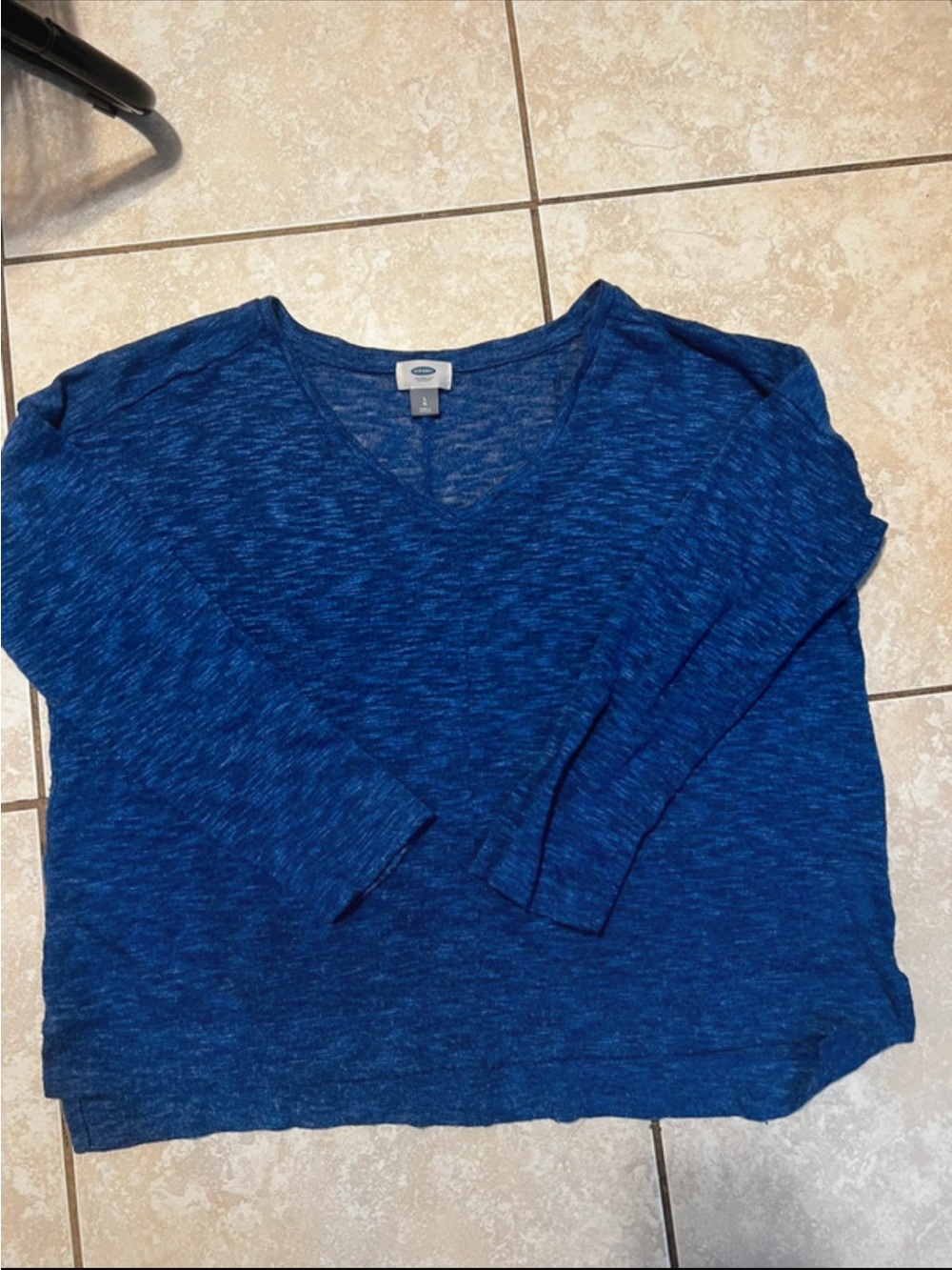 Old Navy Deep Blue V-Neck Sweater